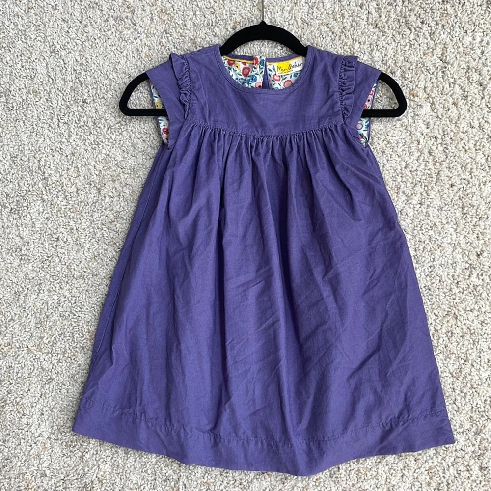 Mini Boden Size 6/7 Fine Corduroy Dress - Picture 1 of 7